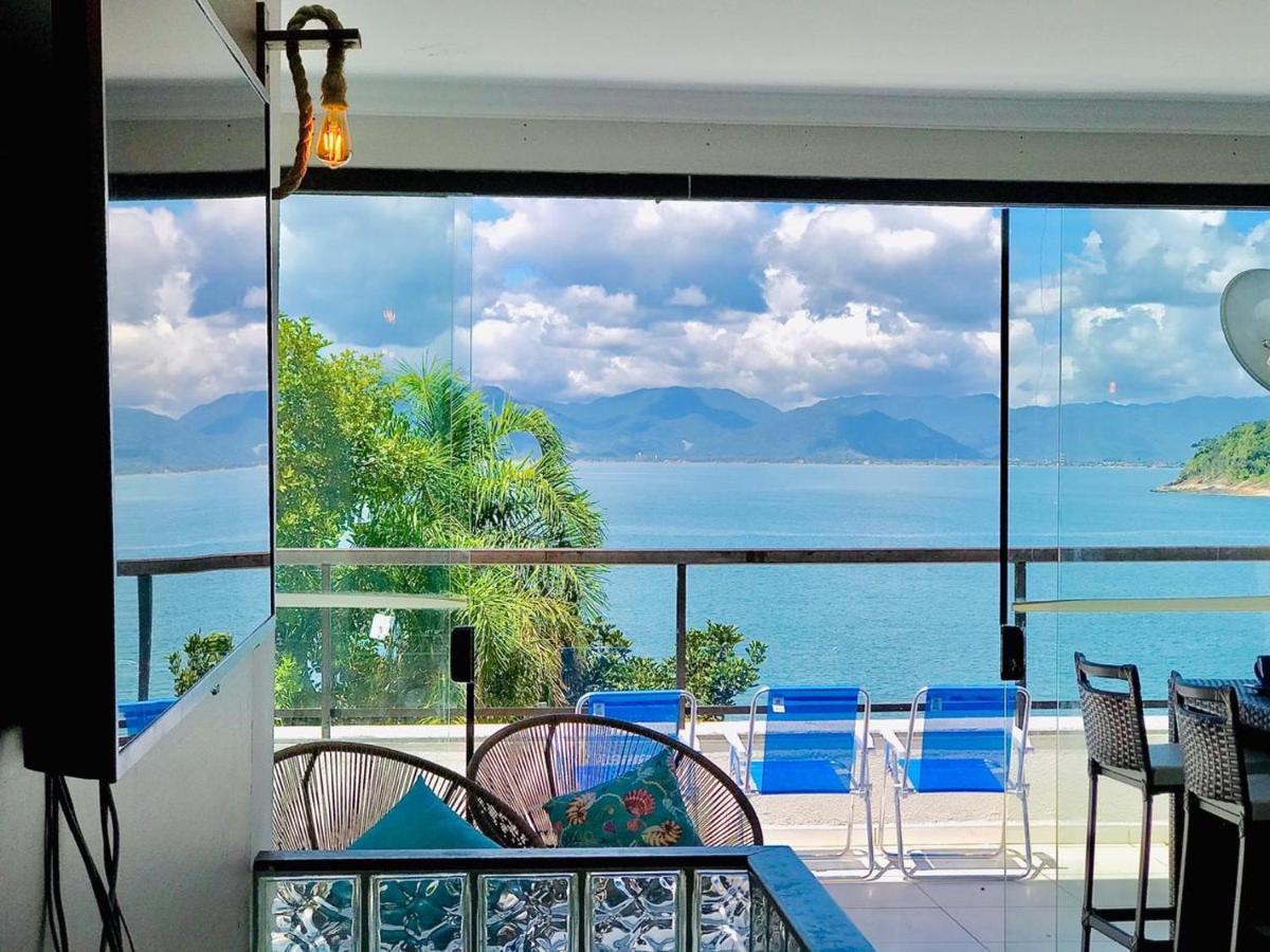 Lindo Duplex Pé Na Areia com Praia Privativa Caraguatatuba Exterior foto
