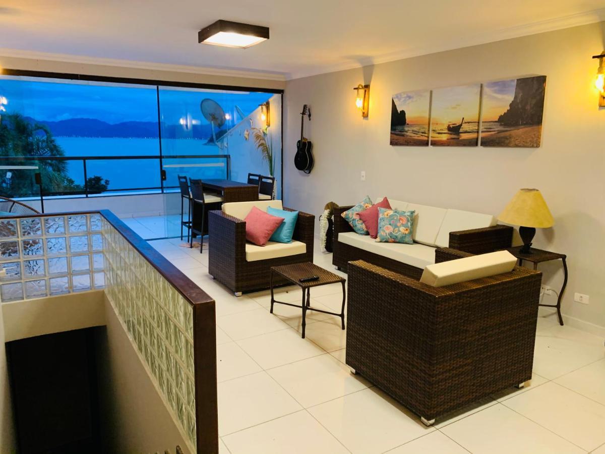 Lindo Duplex Pé Na Areia com Praia Privativa Caraguatatuba Exterior foto