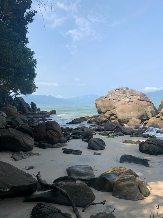 Lindo Duplex Pé Na Areia com Praia Privativa Caraguatatuba Exterior foto