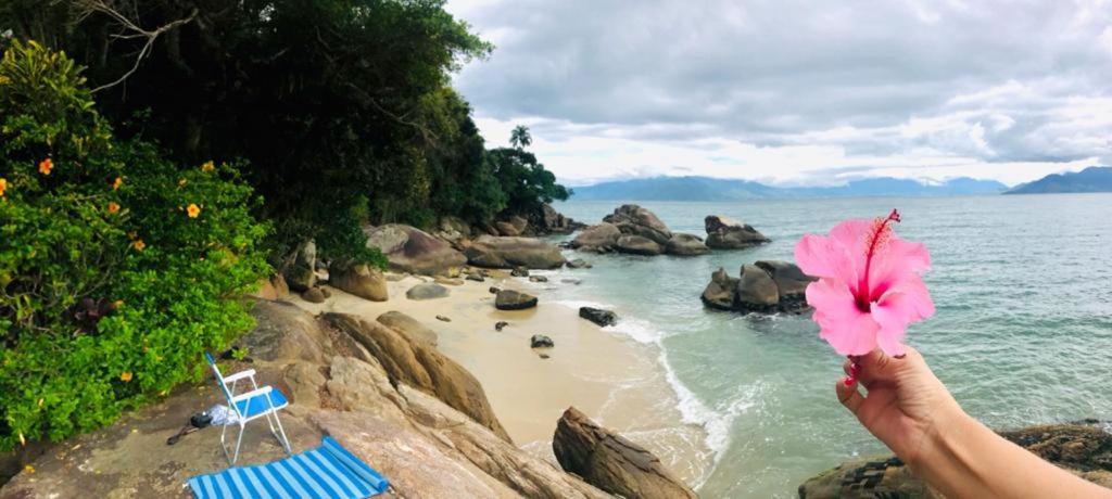 Lindo Duplex Pé Na Areia com Praia Privativa Caraguatatuba Exterior foto